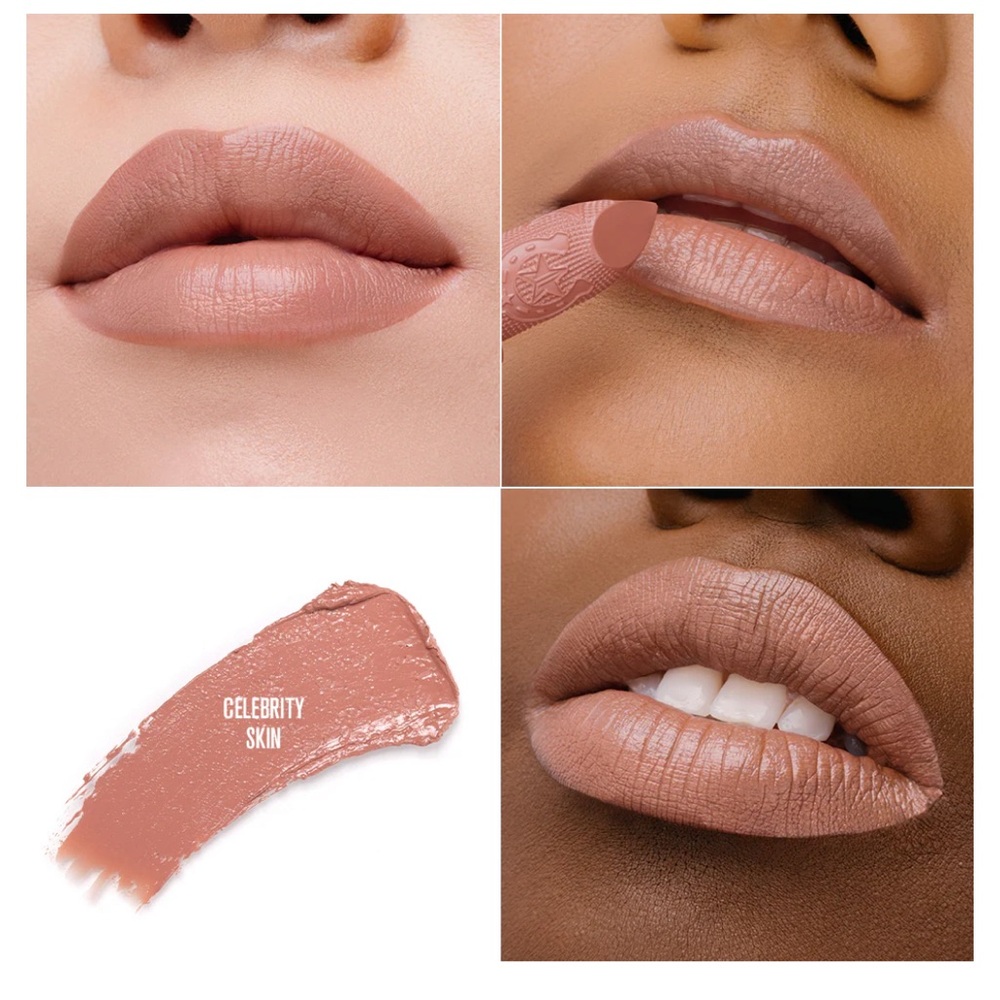 Jeffree Star SHINY TRAP Velour Lipstick - CELEBRITY SKIN Soft Nude - NIB -SEALED - Picture 2 of 3